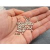 200 pcs. Round metal Beads 4 mm