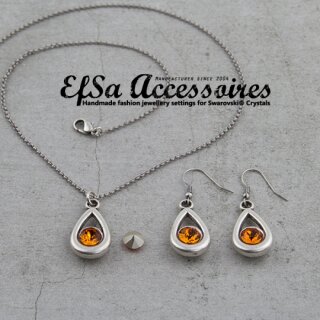 Ohrhaken Fassung fr 8 mm Chatons