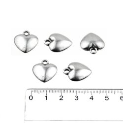 5 Heart Pendants