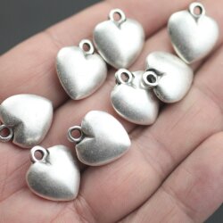 5 Heart Pendants