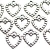 10 Heart Pendants