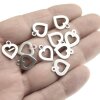 20 Heart Pendants