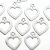 20 Heart Pendants