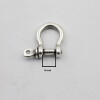 10 versilberte Schäkel-Verbinder, Armband- & Paracord-Verbinder, Schmuckverbinder