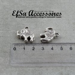 5 Elephant Pendants