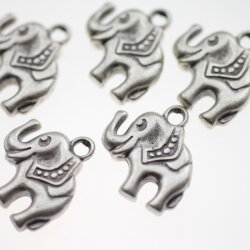 5 Elephant Pendants