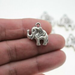 5 Elephant Pendants