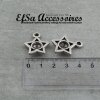 10 Star Pendants setting for 8 mm Chatons Swarovski Crystals