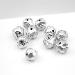 10 Metall Perlen