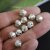 10 Metall Perlen