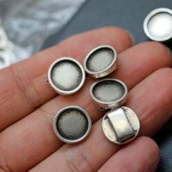 10 Stk. 12 mm Cabochons Schiebeperlen