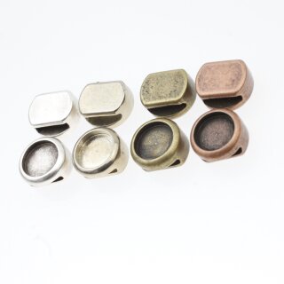 10 Schiebeperlen fr 10 mm Cabochons