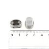 10 Stk. 14*10 mm Cabochons Schiebeperlen für 10x2 mm Leder, Altsilber