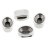 10 pcs.14*10 mm Cabochons Sliderbeads for 10x2 mm Leather, antique silver