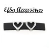 Sterling Silver Plated Open Heart Spacer Beads - Pack of 10