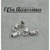 10 Antique Silver Endparts Endcaps for 5 mm Leather