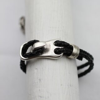 5 Haken Verschlsse Altsilber