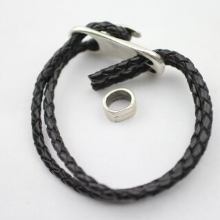 5 Haken Verschlsse Altsilber