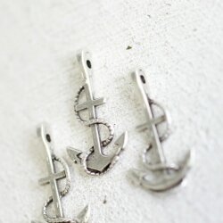 10 anchor Charms, Pendants