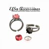 Ring setting for 12 mm Cushion Square Swarovski Crystals