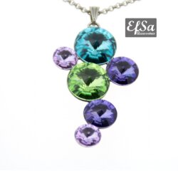 necklace setting for 8, 10 and 14 mm Rivoli Swarovski...