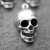 10 Silver Skull Charms, Deaths head Pendants