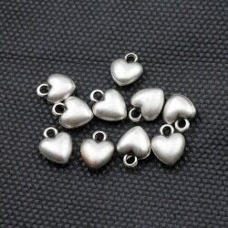 10 Heart Pendants