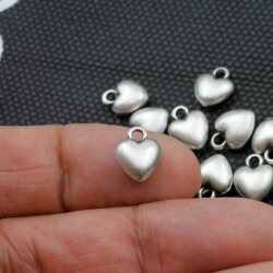 10 Heart Pendants