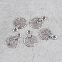 10 Orientalische Münze, Anhänger 23*16 mm...