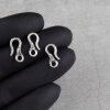 20 pcs. hook bail 1,5x0,8 mm antique silver