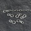 20 pcs. hook bail 1,5x0,8 mm antique silver