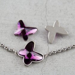 necklace setting for 18 mm Butterfly Swarovski Crystals