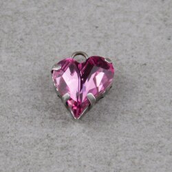 necklace setting for 13x12 mm Heart Swarovski Crystals