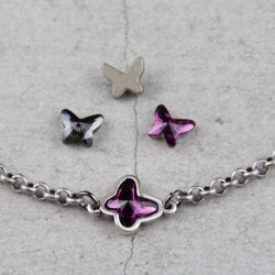 necklace setting for 8 mm Butterfly Swarovski Crystals