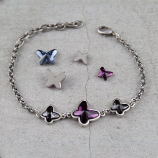 Armband Fassung fr Swarovski Stein 2854, 8 und 12 mm