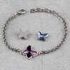 Armband Fassung für 12 mm Butterfly Schmetterling Swarovski Stein