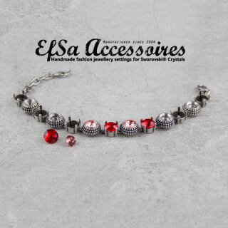 Armband Fassung fr 6 und 8 mm Chatons Swarovski Stein