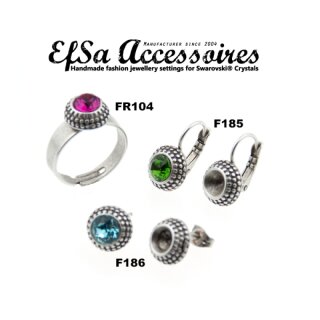Armband Fassung fr 6 und 8 mm Chatons Swarovski Stein