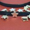 10 Star Sliderbeads for 10x2 mm flat braided leather