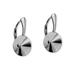 Earrings 925 Silver for Swarovski No. 1122, 12 mm