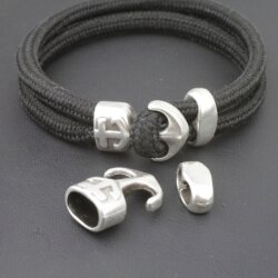 5 Anchor Hook Bracelet Clasp for 4 -5mm round leather...