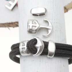 5 Anchor Hook Bracelet Clasp for 4 -5mm round leather...