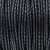 1 m Black, braided Leather 4 mm