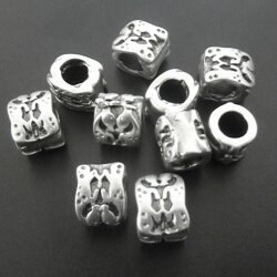 10 metal Beads