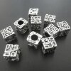 10 Dice, Cube Beads