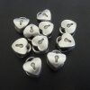 10 Heart Lock Beads