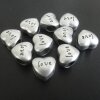 10 Heart Beads