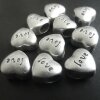 10 Heart Beads