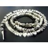 10 Love Beads, antique silver