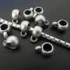 20 Antique Silver Spacer bead w. Loop, Bail Beads